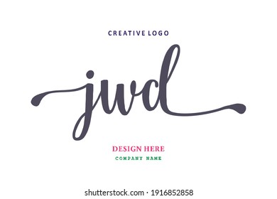 JWD lettering logo is simple, easy to understand and authoritative