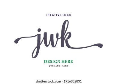 JWK lettering logo is simple, easy to understand and authoritative