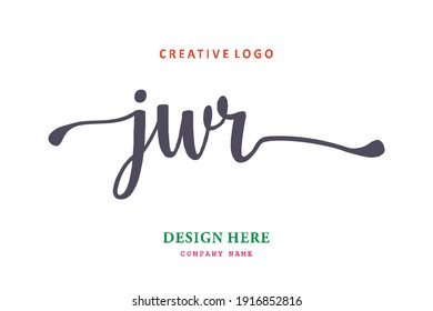 JWR lettering logo is simple, easy to understand and authoritative