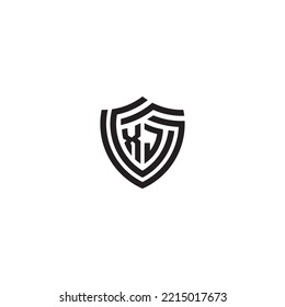 Concepto de pantalla de línea abstracta JX en un diseño profesional de alta calidad que se imprimirá en cualquier medio de impresión