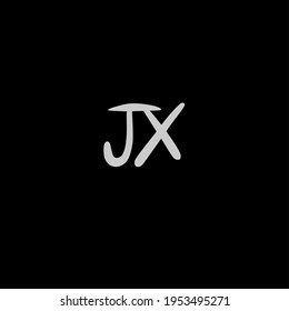 JX initial handwritten logo for identity
