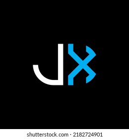 JX letter logo creative design with vector graphic