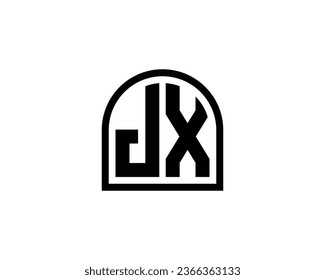 JX logo design vector template