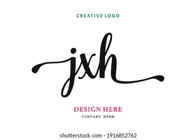 El logotipo de la inscripción JXH es sencillo, fácil de entender y autoritario