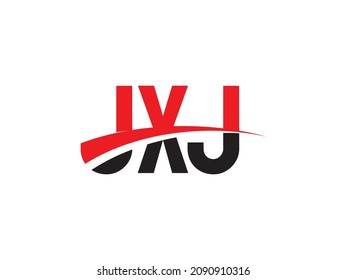 JXJ Letter Initial Logo Design Vector Illustration