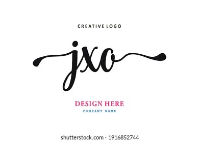 El logotipo de las letras JXO es sencillo, fácil de entender y autoritario