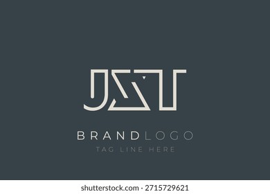 JXT abstract letter logo design. Modern Business Logo Design With Abstract Typography and Contemporary Style