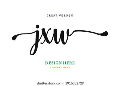 JXW lettering logo is simple, easy to understand and authoritative