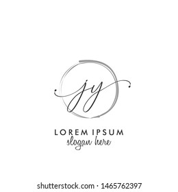 JY Initial beauty monogram logo vector