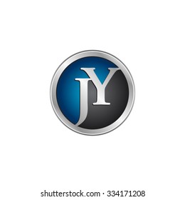 Logo inicial de JY azul
