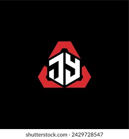 JY initial logo modern and futuristic concept for esport or gaming logo