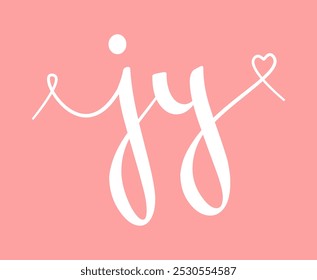 JY initial wedding monogram calligraphy vector illustration. Hand drawn lettering j and y love logo design for valentines day poster, greeting card, photo album, banner print or tattoo.