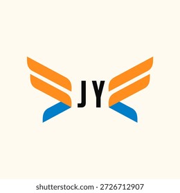 Icono de Vector de Plantilla de negocios con logotipo de JY Initials