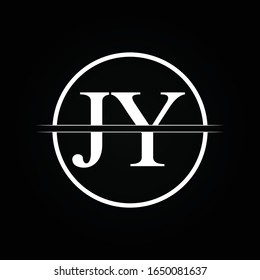 JY letter Type Logo Design vector Template. Abstract Letter JY logo Design