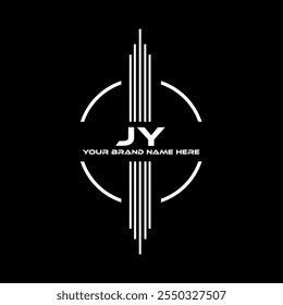 JY Logo Design, JY einfach und modern Logo. JY luxuriöses Alphabet Design