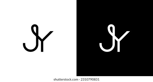 JY Logo, JY Monogram, Initial JY Logo, Letter JY Logo, Icon, Vector