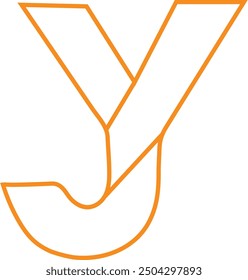 JY monogram logo mark design