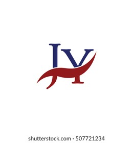JY Swoosh Logo Vector