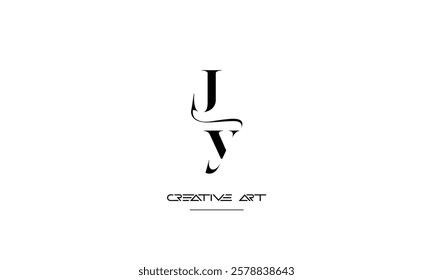 JY, YJ, J, Y abstract letters logo monogram