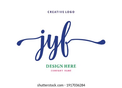 JYF lettering logo is simple, easy to understand and authoritative