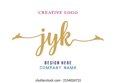 JYK  lettering logo is simple, easy to understand and authoritative