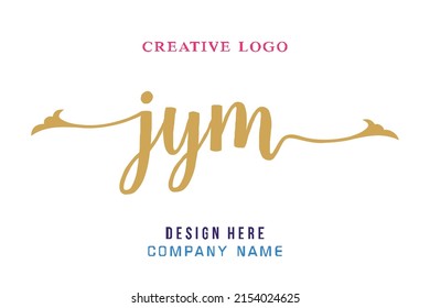 JYM  lettering logo is simple, easy to understand and authoritative