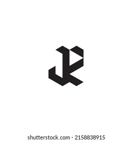 JZ initial logo letters in high quality professional design that will print well across any print media