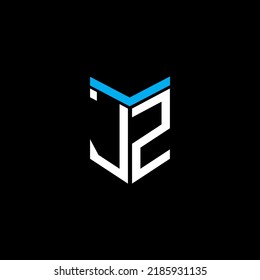 JZ letter logo creative design with vector graphic