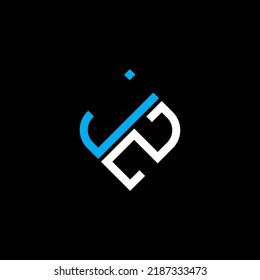 JZ letter logo creative design with vector graphic