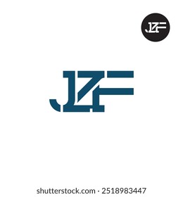 JZF Logo Letter Monogram Design