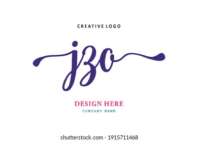 JZO lettering logo is simple, easy to understand and authoritative