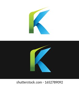 Logo K 3D Look - Diseño K