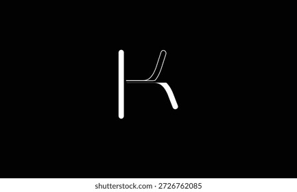 K LETRA ABSTRATA LOGOTIPO MONOGRAMA