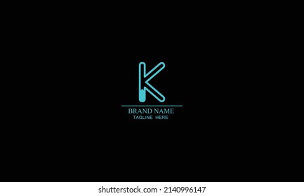 K abstract logo type icon and illustration symbol