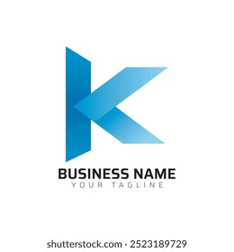  k abstract modern minimalist premium typography 3d colorful letter logo design template