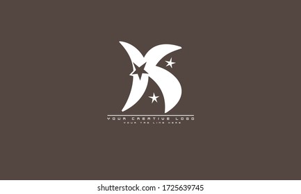 K abstract  vector logo monogram template