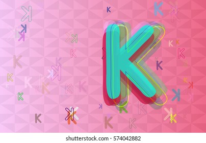 K Alphabet Pattern Idea Stock Vector (Royalty Free) 574042882 ...