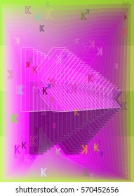 K Alphabet vector art