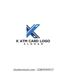 K ATM CARD LOGO - Vector, EPS10