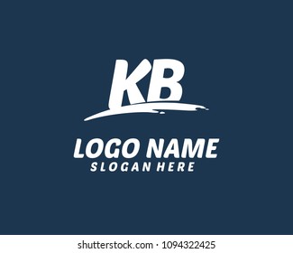 K B Initial Logo Stock Vector (Royalty Free) 1094322425 | Shutterstock