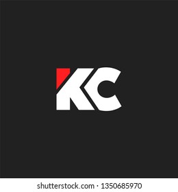 K & C letters Joint logo icon vector template for corporate logo and business card.