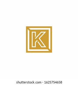 K capital letter enclosed in a squar