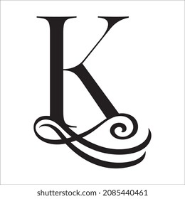 K, Capital letters in the style of Arabic script. Templates for creating logos, monograms, emblems. To decorate text in the old style.