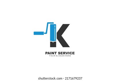 K CONSTRUCTION Logo Design Inspiration. Design für Vektorbriefe-Vorlagen für Markenbezeichnungen.