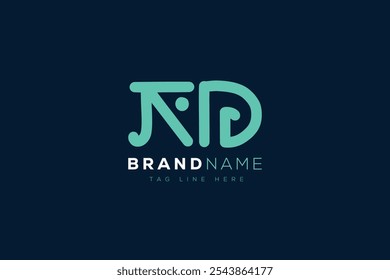 K and D logo design. KD abstract Letters Logo Monogram. This logo design is the process of creating a visual symbol that represents a brand, company, or individual.