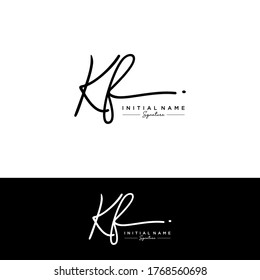 K F KF Initial letter handwriting and signature logo.