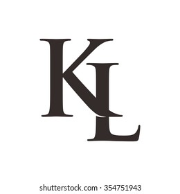 k and f logo vector.