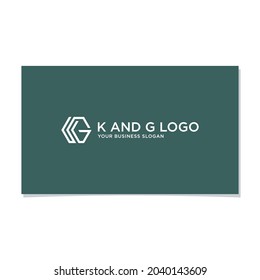 DISEÑO DE LOGOTIPO DE CARTA K Y G