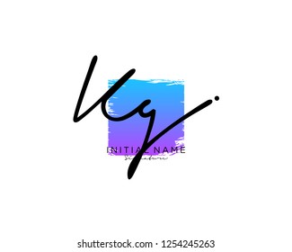 K G Signature initial logo template vector