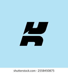 k or H fisher minimalist logo